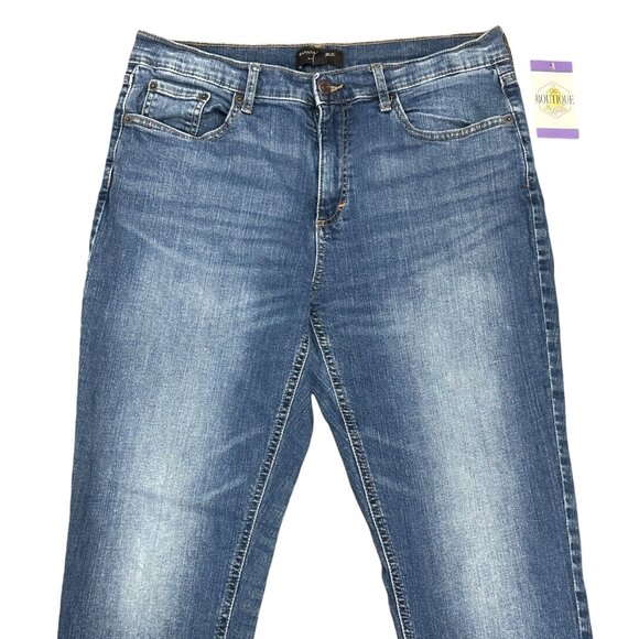 Banana Republic Girlfriend Jeans Womens 31/12 Petite High Rise Cropped Normcore - Picture 5 of 14